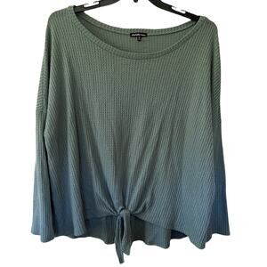 Charlotte Russe Soft Knit Front Tie Shirt